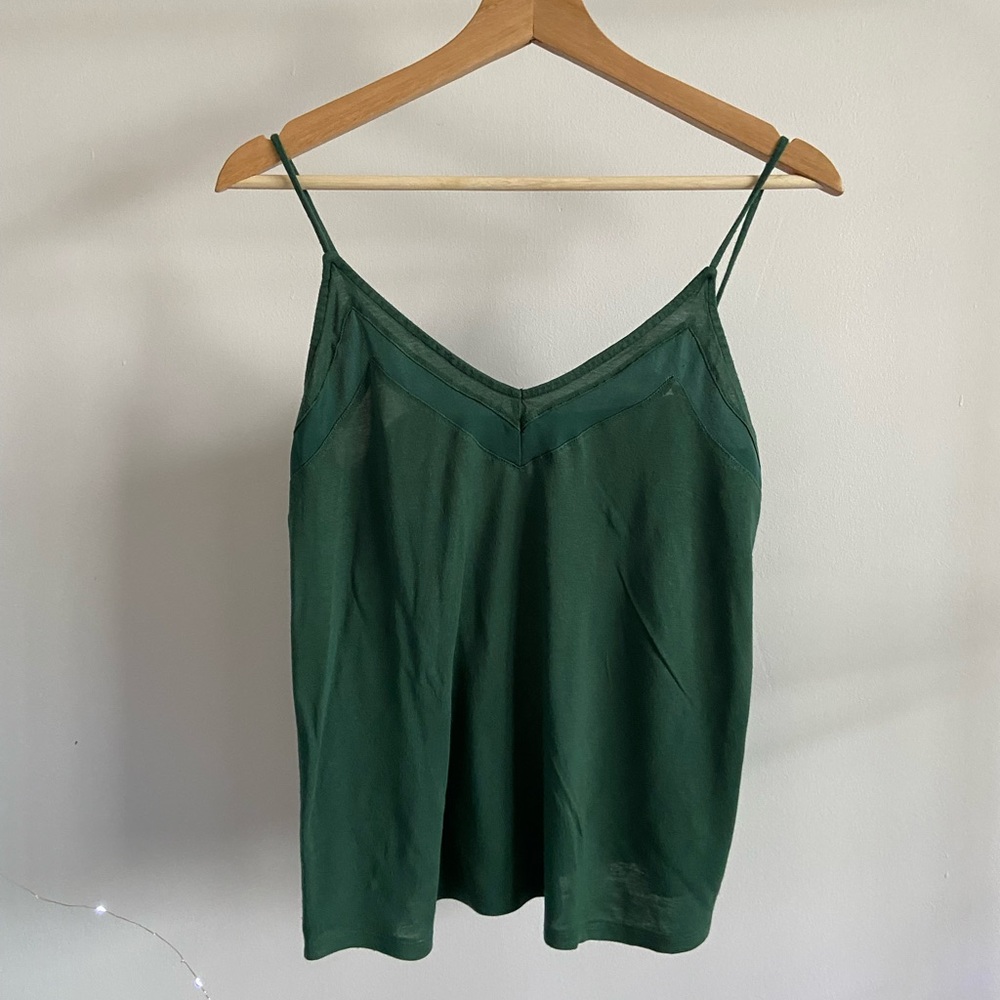 Formal Green Tank Top